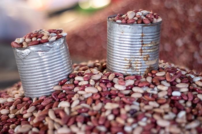 Image showcasing a group of beans, exemplifying a collection of edible legumes that might intrigue the curiosity of cats due to their appearance and texture